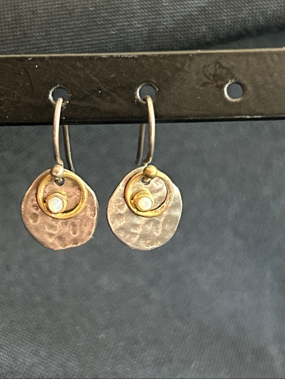 Silpada W1670 Hammered Sterling Silver Earrings
